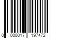 Barcode Image for UPC code 0000017197472