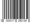 Barcode Image for UPC code 0000017250139