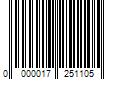 Barcode Image for UPC code 0000017251105