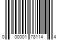 Barcode Image for UPC code 000001781144