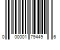 Barcode Image for UPC code 000001794496