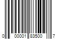 Barcode Image for UPC code 000001835007