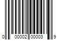 Barcode Image for UPC code 000002000039