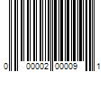 Barcode Image for UPC code 000002000091