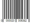 Barcode Image for UPC code 0000020005382