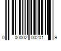 Barcode Image for UPC code 000002002019