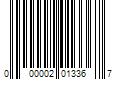 Barcode Image for UPC code 000002013367