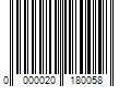 Barcode Image for UPC code 0000020180058