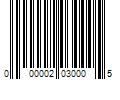 Barcode Image for UPC code 000002030005