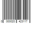 Barcode Image for UPC code 0000020423117