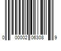 Barcode Image for UPC code 000002063089