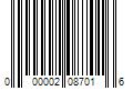 Barcode Image for UPC code 000002087016