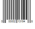 Barcode Image for UPC code 000002131948