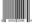 Barcode Image for UPC code 000002200989