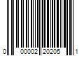 Barcode Image for UPC code 000002202051