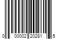 Barcode Image for UPC code 000002202815