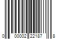 Barcode Image for UPC code 000002221878