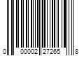 Barcode Image for UPC code 000002272658