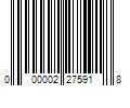 Barcode Image for UPC code 000002275918