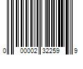 Barcode Image for UPC code 000002322599