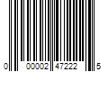 Barcode Image for UPC code 000002472225