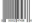 Barcode Image for UPC code 000002474366