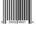 Barcode Image for UPC code 000002490014