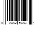 Barcode Image for UPC code 000002500034