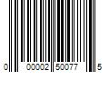 Barcode Image for UPC code 000002500775