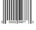 Barcode Image for UPC code 000002546773