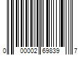 Barcode Image for UPC code 000002698397