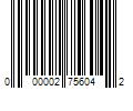 Barcode Image for UPC code 000002756042