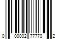 Barcode Image for UPC code 000002777702