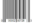 Barcode Image for UPC code 000002807263