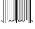 Barcode Image for UPC code 000002960005