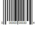 Barcode Image for UPC code 000003000304