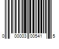 Barcode Image for UPC code 000003005415