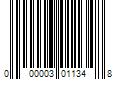 Barcode Image for UPC code 000003011348