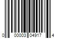 Barcode Image for UPC code 000003049174