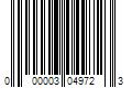 Barcode Image for UPC code 000003049723