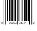 Barcode Image for UPC code 000003053140