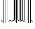 Barcode Image for UPC code 000003055519