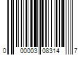 Barcode Image for UPC code 000003083147