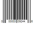 Barcode Image for UPC code 000003092446