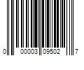 Barcode Image for UPC code 000003095027