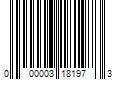 Barcode Image for UPC code 000003181973