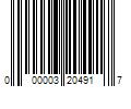 Barcode Image for UPC code 000003204917