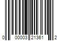 Barcode Image for UPC code 000003213612