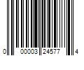 Barcode Image for UPC code 000003245774