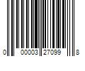 Barcode Image for UPC code 000003270998